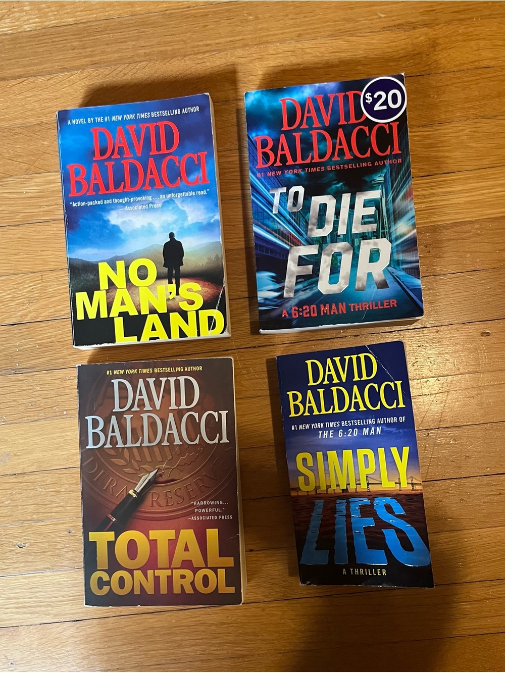 7 David Baldacci Books - $15